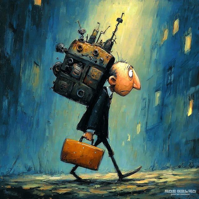 패러디 삽화=최로엡 화백