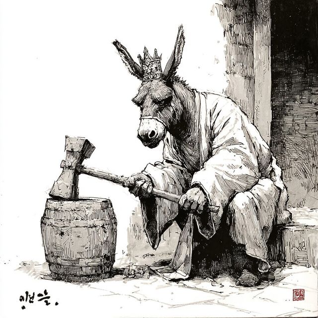 패러디 삽화=최로엡 화백