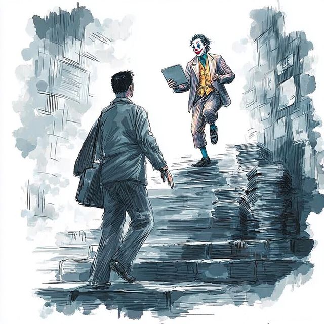 패러디 삽화=최로엡 화백