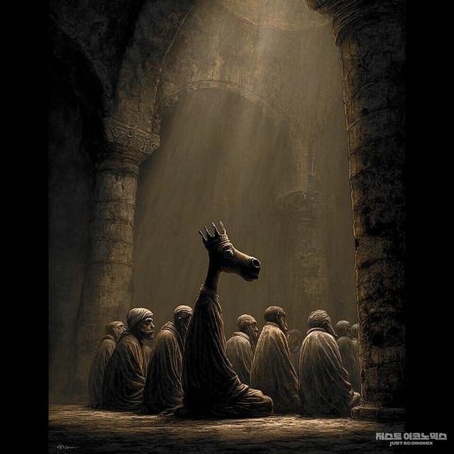 패러디 삽화=최로엡 ai화백