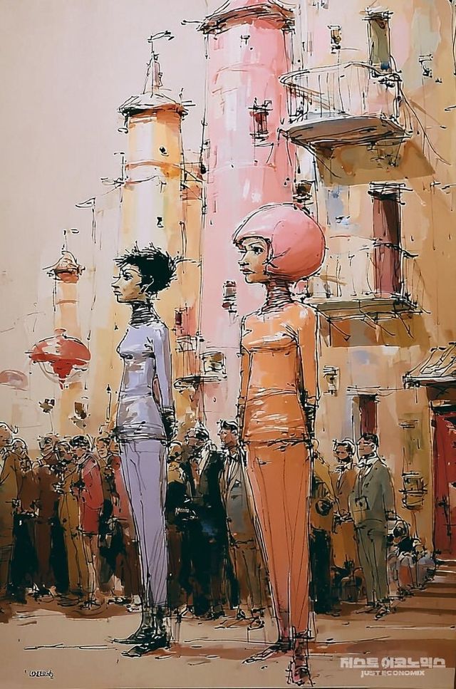 패러디 삽화=최로엡 ai화백