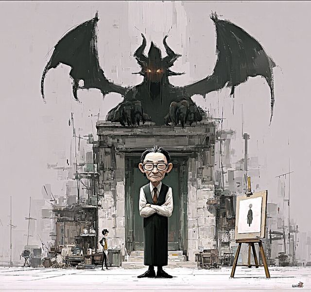 패러디 삽화=최로엡 화백