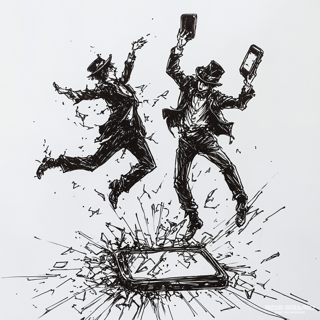 패러디 삽화=최로엡