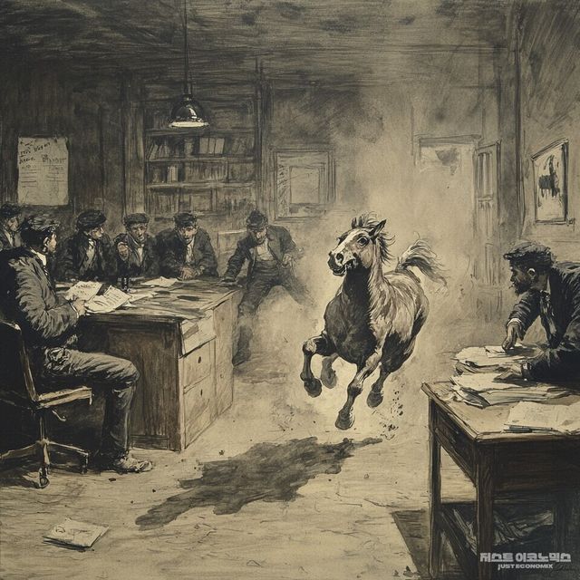 패러디 삽화=최로엡