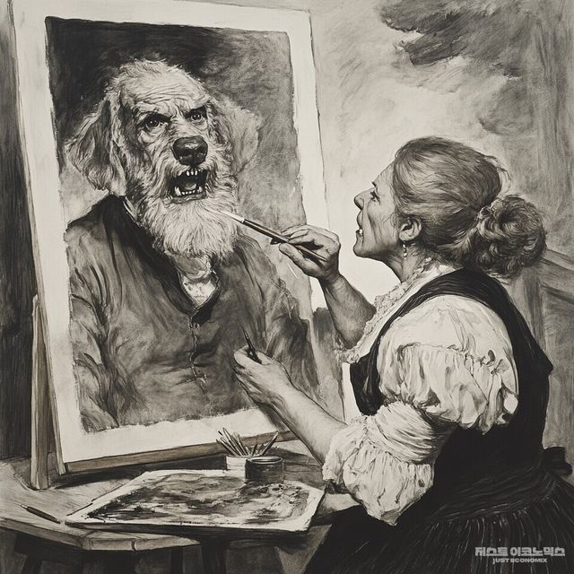 패러디 삽화=최로엡