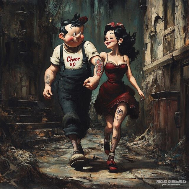 패러디 삽화=최로엡