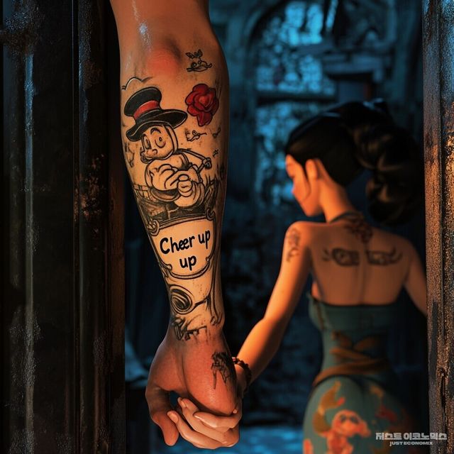 패러디 삽화=최로엡