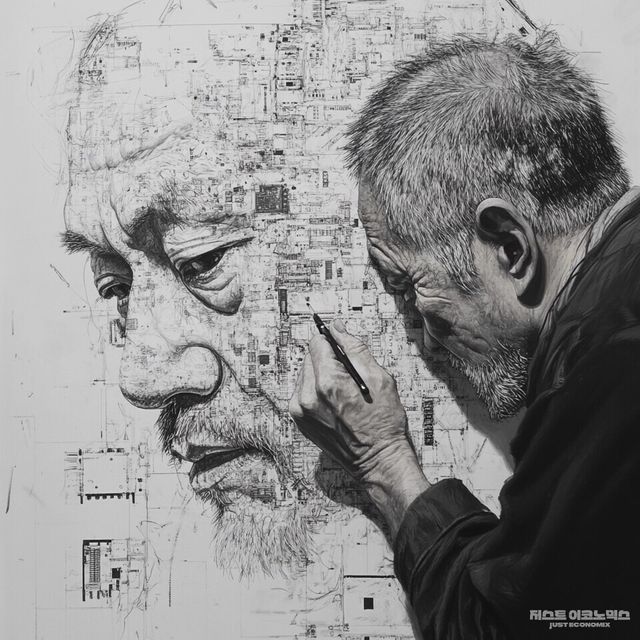 패러디 삽화=최로엡 화백