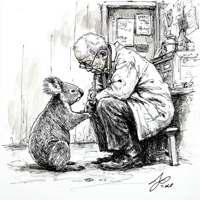 패러디 삽화=최로엡 화백