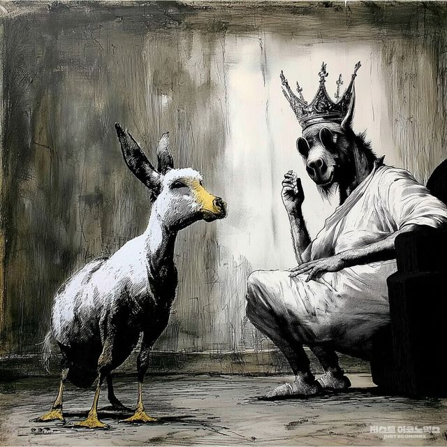 패러디 삽화=최로엡 화백