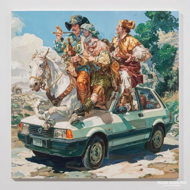 패러디 삽화=최로엡 화백