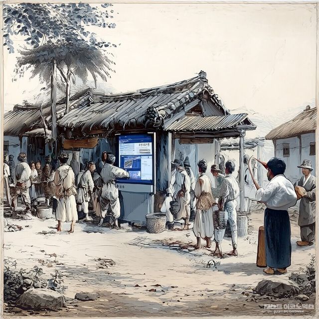 패러디 삽화=최로엡 화백