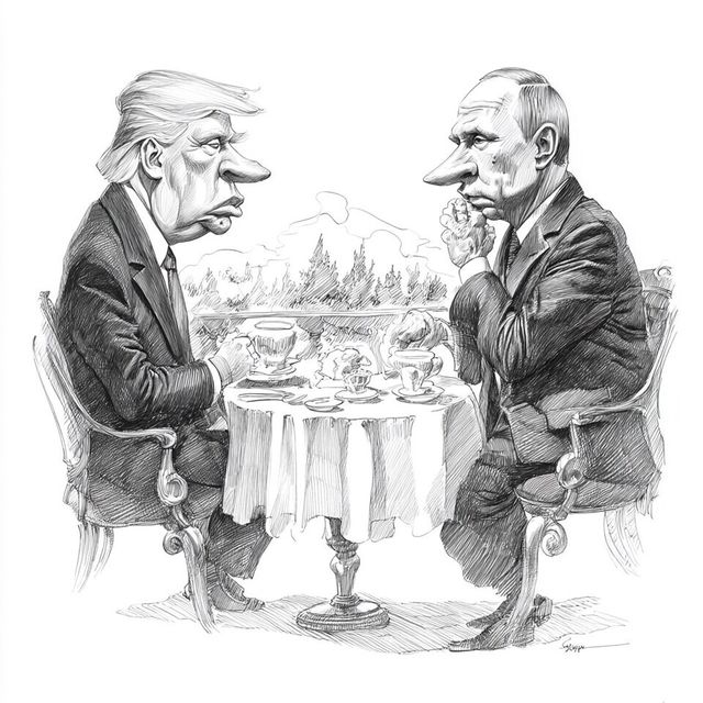 패러디 삽화=최로엡 화백