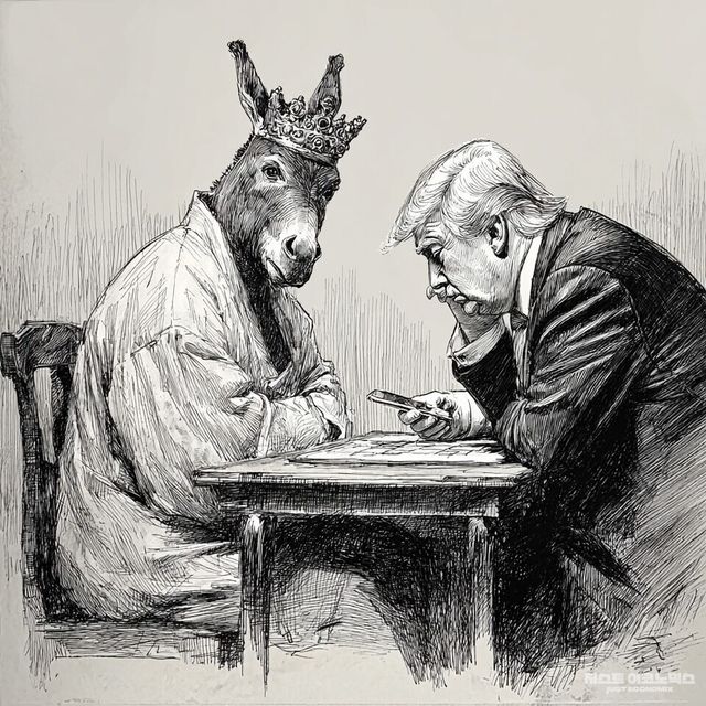 패러디 삽화=최로엡 화백