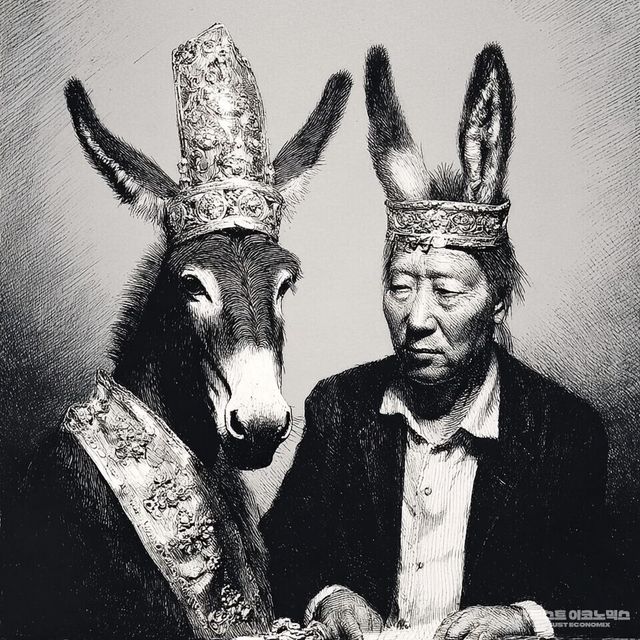 패러디 삽화=최로엡 화백