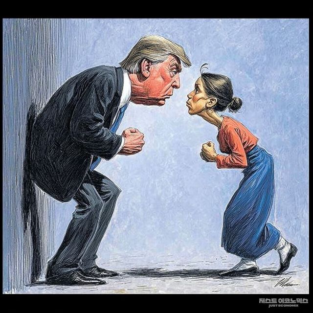 패러디 삽화=최로엡 화백