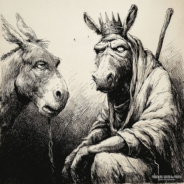 패러디 삽화=최로엡 화백