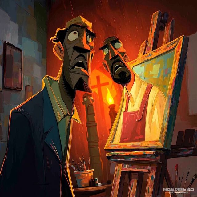 패러디 삽화=최로엡 화백