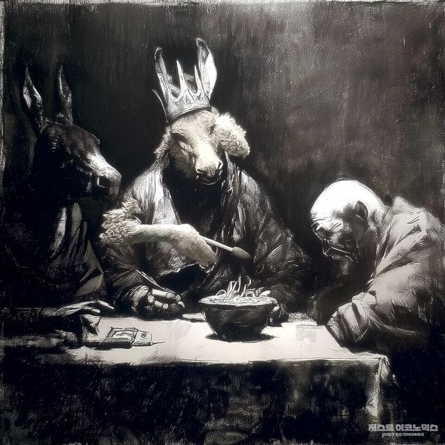 패러디 삽화=최로엡 화백