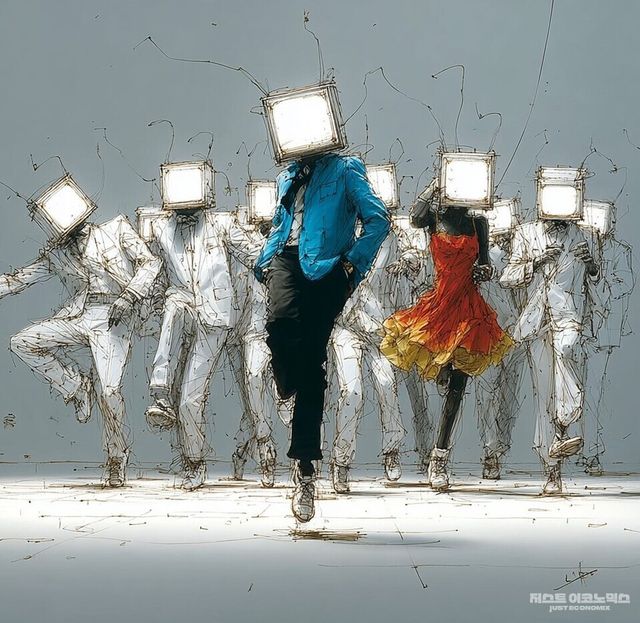 패러디 삽화=최로엡 화백