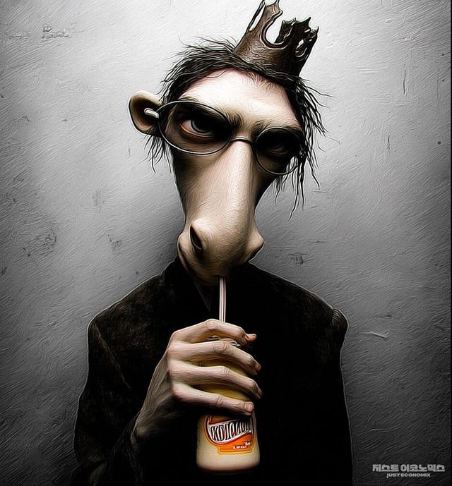 패러디 삽화=최로엡 화백