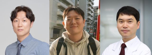 왼쪽부터 가천대 한의학과 김창업 교수, 가천대 한의학과 김준동 박사과정생, 부산대 김지환 교수. 가천대 제공