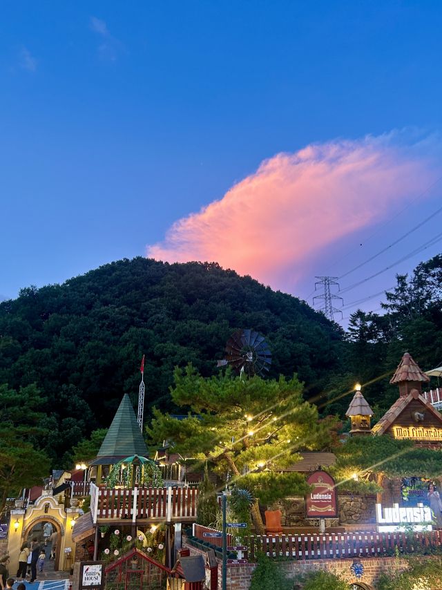 크리스마스 국내 최대 성지로 떠오르는 여주루덴시아 전경. 유진동기자