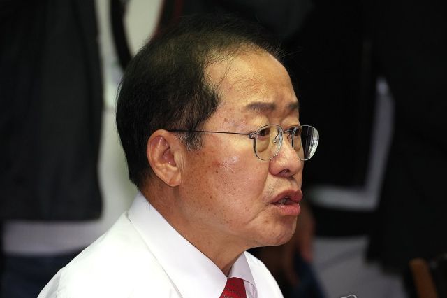 국민의힘 당 대표를 역임했던 홍준표 대구광역시장. 연합뉴스