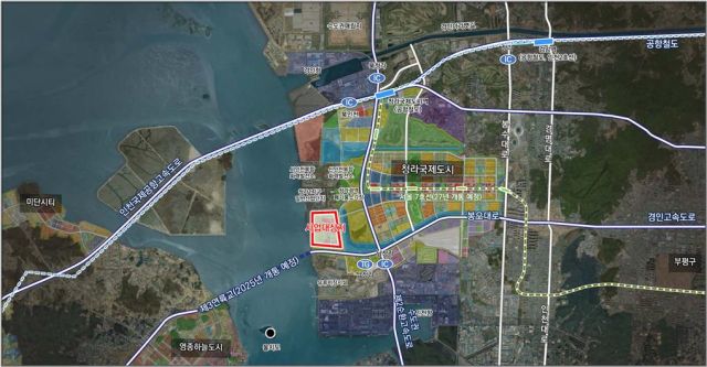 인천로봇랜드 위치도. 인천시 제공