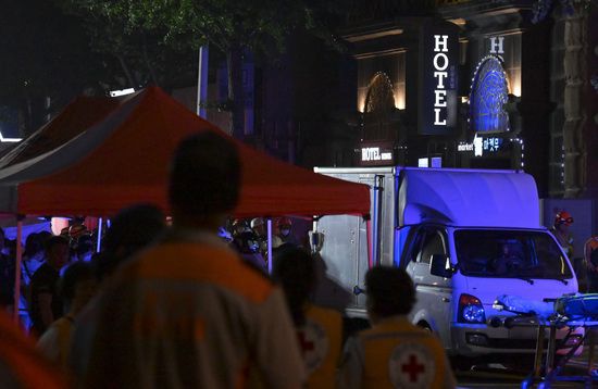 부천 원미구 중동 부텔 화재현장. 경기일보DB