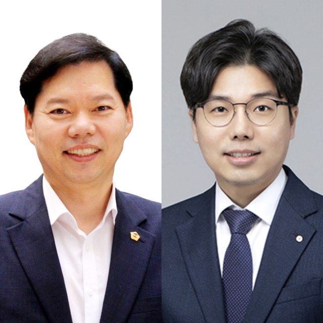 왼쪽부터 인천시의회 임지훈 의원(무소속·부평5)·정종혁 의원(더불어민주당·서1). 시의회 제공