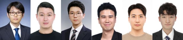 (왼쪽부터) 박진홍 교수, 김기석 박사, 서승환 박사, 전종욱 교수, 안호근 연구원, 장항교 연구원. 성균관대 제공