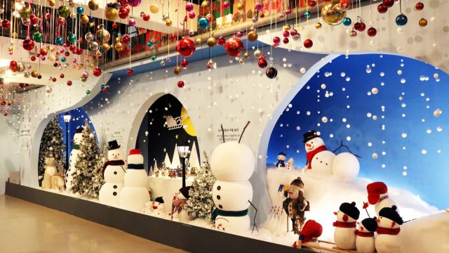 조명박물관 ‘두근두근, 크리스마스에 눈이 올까요?’ 전시 전경. 조명박물관 제공