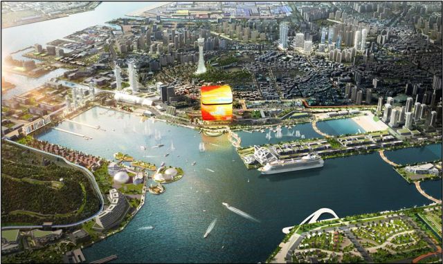 인천 내항 1·8부두 재개발사업 조감도. 인천시 제공