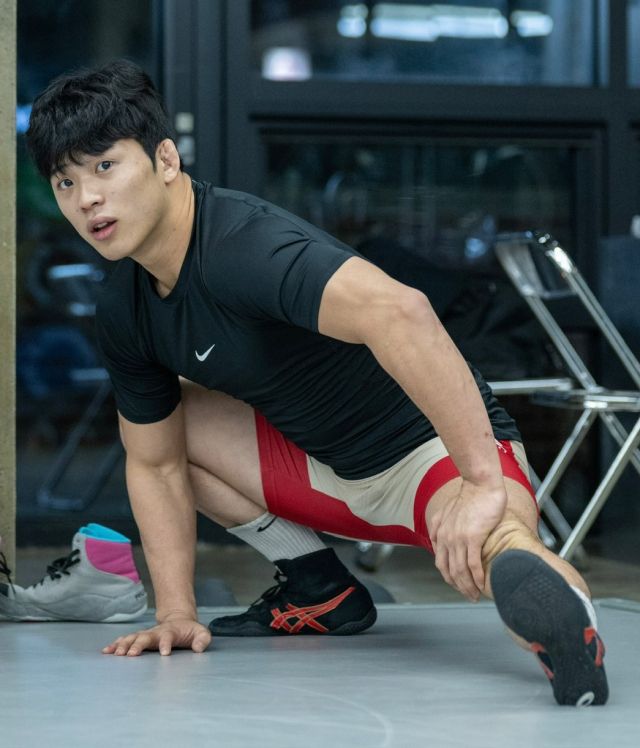 남자 일반부 그레코로만형 77㎏급서 우승한 이지율.부천시청 제공