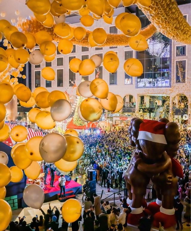 파라다이스시티 카운트다운 행사 모습. 파라다이스 제공