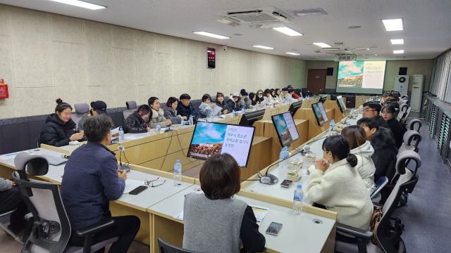 최근 LA한인회 청소년 국제교류프로그램 진행을 위한 사전설명회가 진행되고 있다. 여주시 제공