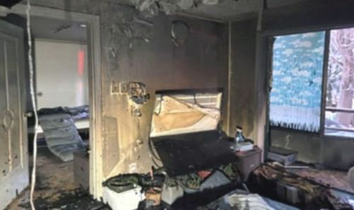 광주 퇴촌면 다세대주택 화재 현장. 경기도소방재난본부 제공