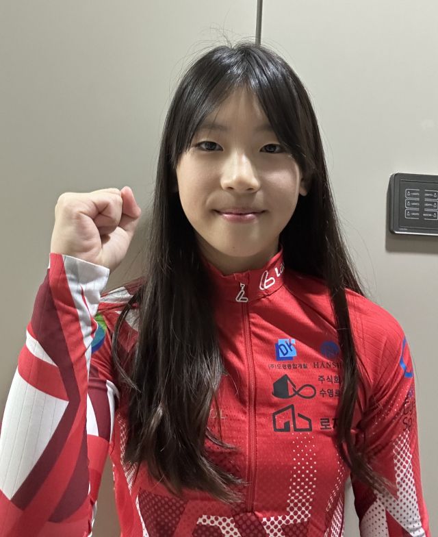 제15회 전국종별바이애슬론선수권대회 여초 고학년부 스프린트 우승 박서윤.일동초 제공