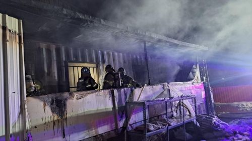 안성 비료공장 화재 사망사고 현장. 경기도소방재난본부 제공