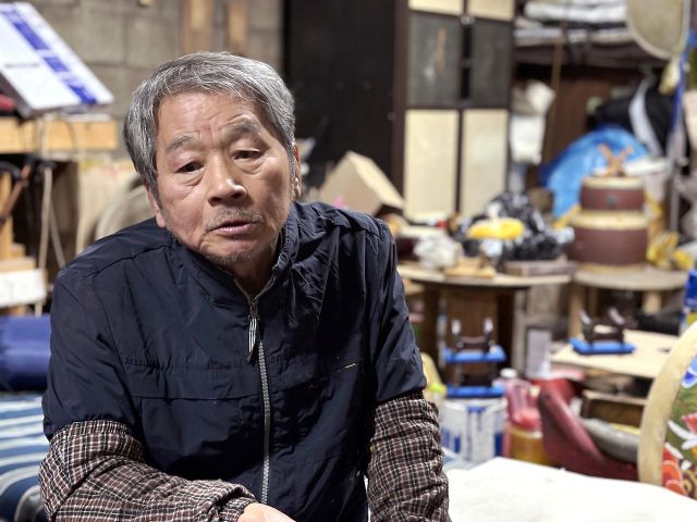 임선빈 국가무형문화재 악기장. 김형수기자