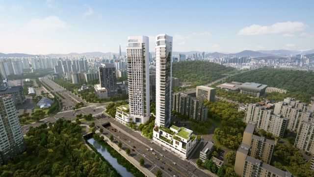 더팰리스73 조감도. 더랜드그룹 제공
