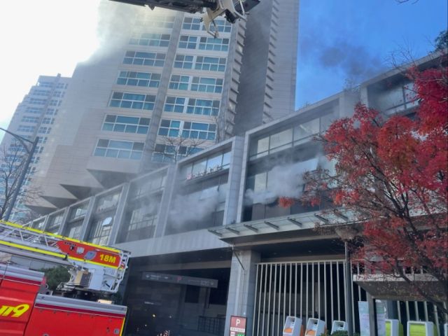 화재 현장. 경기도소방재난본부 제공