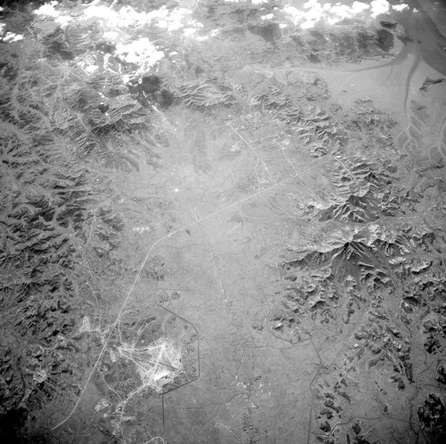 지난 1950년 11월2일 미공군이 부평 상공에서 촬영한 항공사진. 인천시 제공