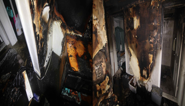 지난 2024년 12월31일 인천 부평구의 한 아파트에서 방화로 추정되는 불이 났다. 인천소방본부제공