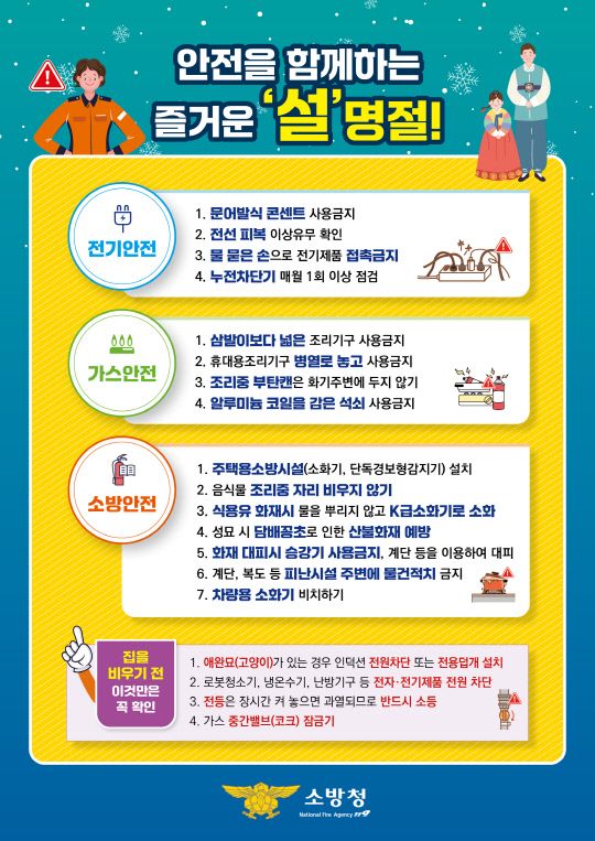 하남소방서, 설 명절 화재예방대책 추진