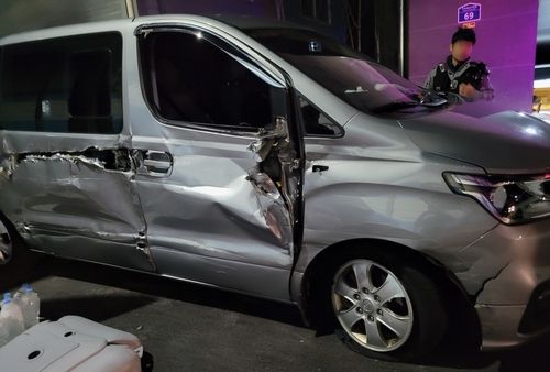 부천 오정구 차량 충돌사고 현장. 부천오정경찰서 제공