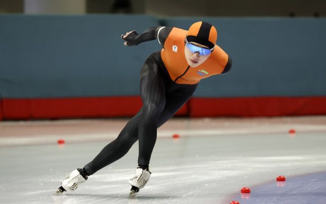 제106회 전국동계체육대회 스피드스케이팅 남자 일반부서 3관왕에 오른 ‘중장거리 간판’ 의정부시청 정재원의 질주.연합뉴스