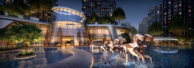 자비에 베이앙의 ‘골든 캐리지’ 조감도. 현대건설