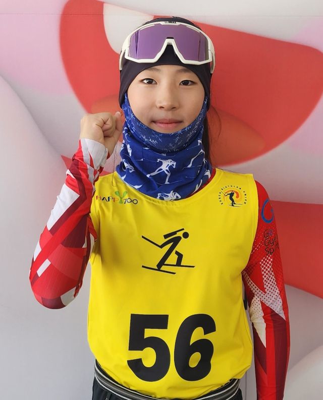 여초 고학년부 스프린트서 시즌 3관왕에 오른 박서윤.일동초 제공